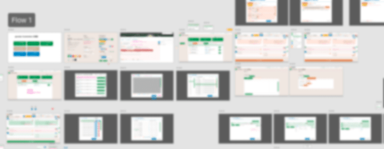 画面遷移図から作ったAdobe Xdファイルの一部