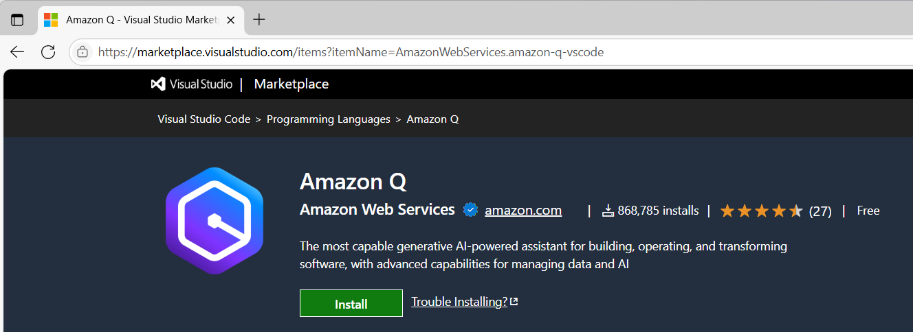 Amazon Q Developer VSCode拡張